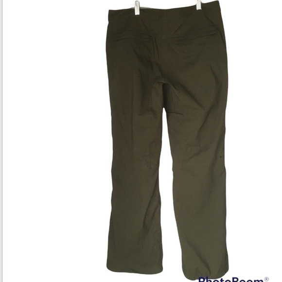 𝅺MEC Womens Olive Green Hiking Pants Quick Dry Womens Size 12 Short - Picture 2 of 9
